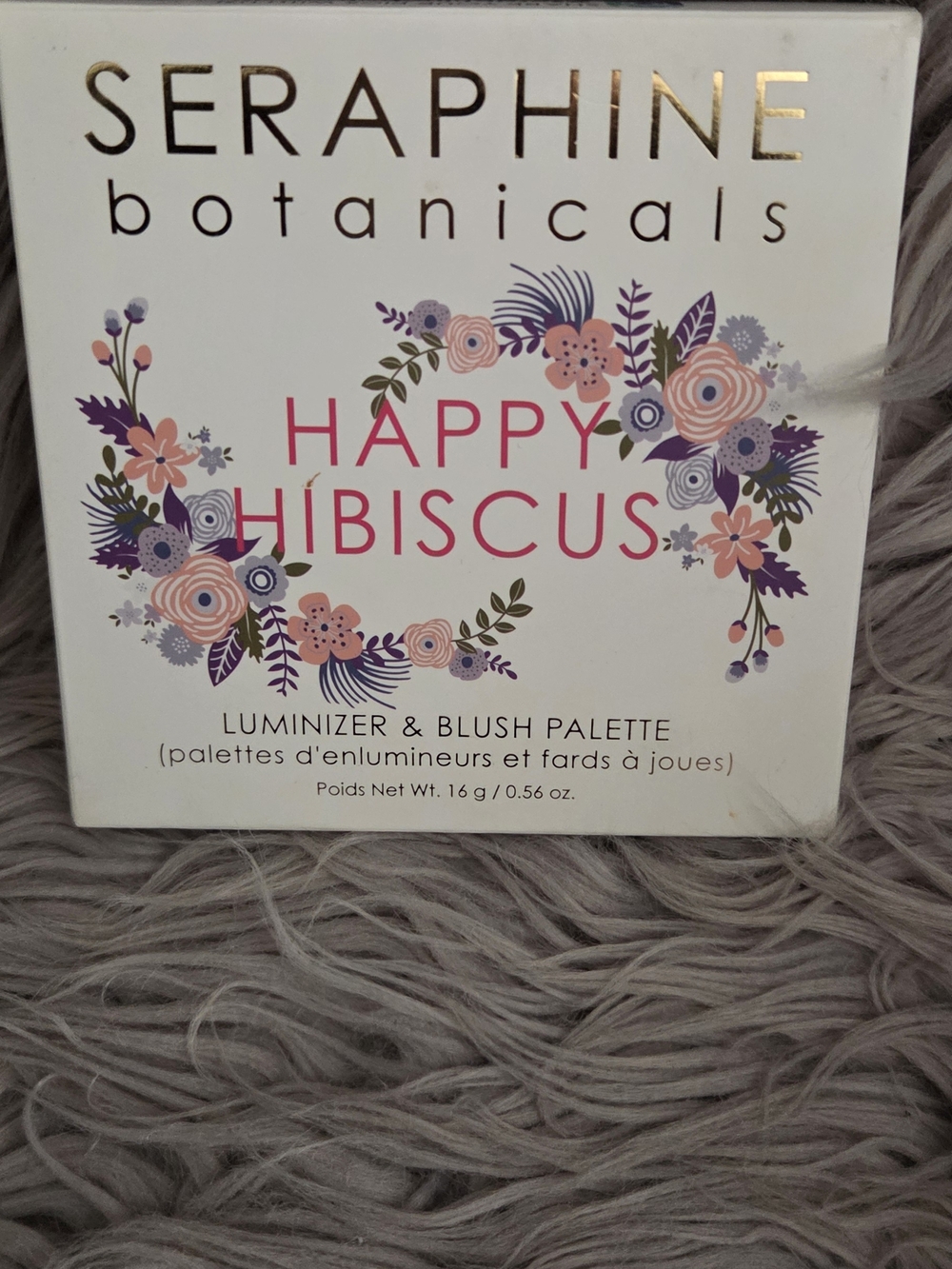 Seraphine Botanicals Happy Hibiscus Luminizer & Blush Palette - Pink Floral